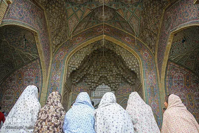 مسجد نصیر الملک در ایام نوروز‎‎