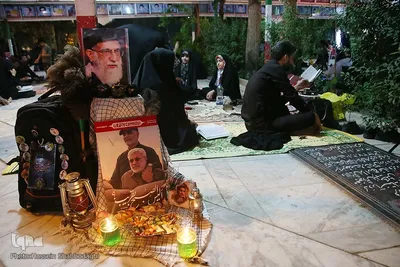 مراسم احیای شب ۲۳ رمضان در گلزار شهدای علی ابن جعفر قم