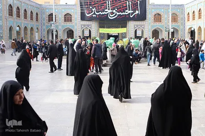 مراسم عزاداری شهادت حضرت زهرا(س) در حرم عبدالعظیم حسنی(ع)