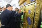 غبارروبی آستان مقدس امامزاده حمزه(س)