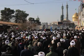 تشییع آیت الله شیخ عبدالنبی نمازی در قم