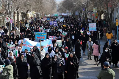راهپیمایی ۲۲ بهمن در شهرستان اهر