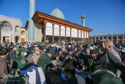 مراسم تشییع پیکر سردار شهید عبدالرسول استوار محمودآبادی در شیراز
