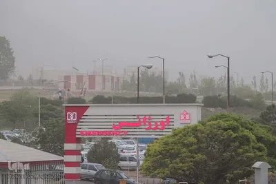 هجوم ریزگرد ها به زنجان‎‎