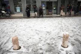بارش برف زمستانی در تهران