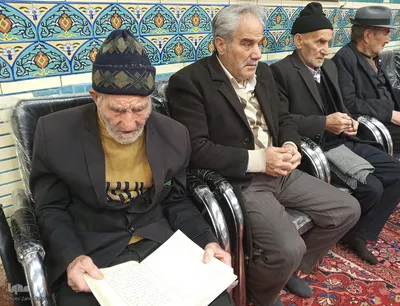 آیین معنوی اعتکاف در شهرستان اهر