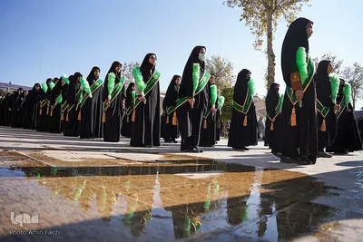 آیین گلاب شویی حرم مطهر حضرت شاهچراغ علیه السلام