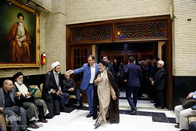 عبدالواحد موسوی لاری در مراسم ترحیم عباس دوزدوزانی