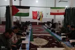 کرسی تلاوت قرآن در ملایر در حمایت از مردم مظلوم فلسطین
