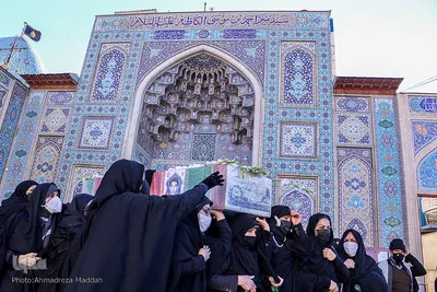 مراسم تشییع و تدفین پاسدار شهید «فیض‌الله کنعانی حقیقی» در شیراز‎‎