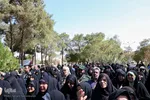 آیین تشییع و خاکسپاری پیکر مادر شهید خرازی