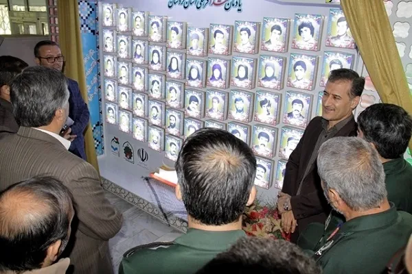 رونمایی از یادمان شهدای فرهنگی استان کردستان