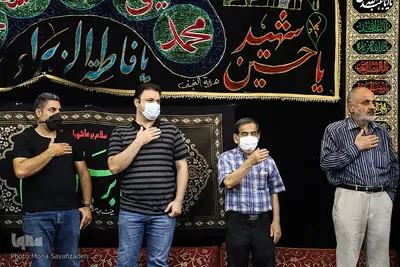 مراسم عزاداری شب سوم ماه محرم در عباسیه اهواز