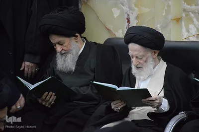 مراسم چهلمین روز ارتحال آیت الله هاشمی شاهرودی در قم