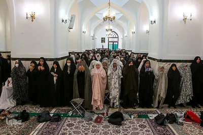 نماز عید قربان در حرم مطهر رضوی