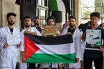 تجمع پرشور دانشگاهیان علوم پزشکی شیراز در محکومیت جنایات رژیم صهیونیستی‎