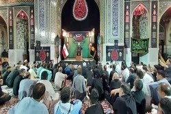 حرم امام رضا(ع) میں اردو زبان زائرین کی اجتماعی عزاداری