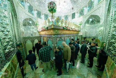 مراسم غبارروبی و محفل انس با قرآن در آستان امامزاده صالح (ع)