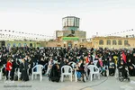 اجتماع پر شور دختران نوجوان در گلزار شهدای قزوین‎‎