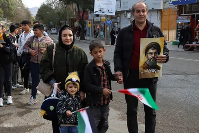 راهپیمایی روز ۱۳ آبان در شهرستان اهر