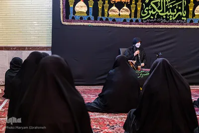 رخت عزای حسینی بر تن دختران تبریزی