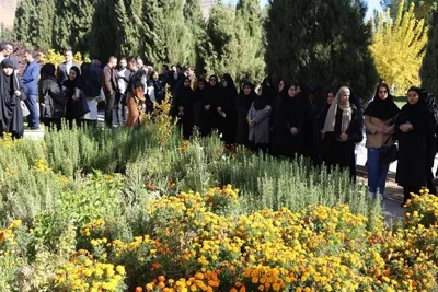 تشییع پیکر شهید گمنام در دانشگاه لرستان
