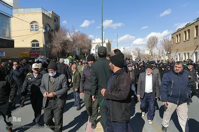 تشییع پیکر دو جانباز دفاع مقدس در اصفهان
