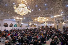 شب لیلة‌الرّغائب در آستان مقدس حضرت عبدالعظیم(ع)