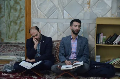 محفل انس با قرآن کریم در امامزاده حضرت سیدحمزه(ع) تبریز