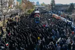 تشییع ۶ شهید گمنام دوران دفاع مقدس در البرز