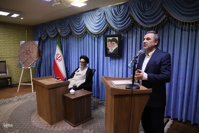 آیین رونمایی از پوستر جشنواره قرآنی پله‌های آسمان در تبریز‎