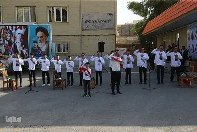 صبحگاه اقتدار معلمان و دانش‌آموزان بسیجی استان قم