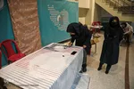نقاشی چهره سردار سلیمانی در همدان‎‎