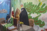 آیین رونمایی کتاب «دختری که معصومه شد» در موکب جامعه الزهرا(س) برگزار شد