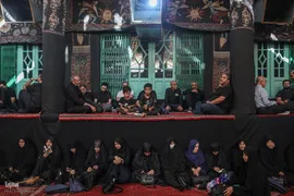 عزاداری چهارمین روزمحرم در تکیه سادات اخوی