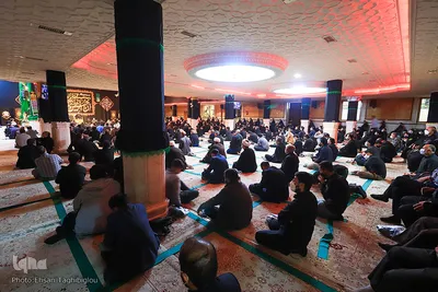 مراسم شب اربعین در حسینیه اعظم زنجان‎‎