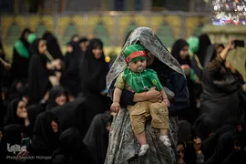 مراسم «شیرخوارگان عاشورایی» در حرم مطهر رضوی