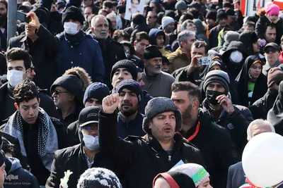 راهپیمایی 22 بهمن تبریز