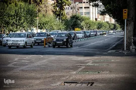 عبور راننده متخلف از مسیر اختصاصی اتوبوس شهری
