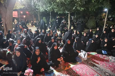 مراسم عزاداری شام غریبان در همدان‎