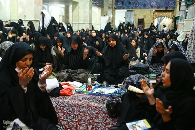 مراسم احیای شب نوزدهم ماه رمضان در مسجد جامع واوان