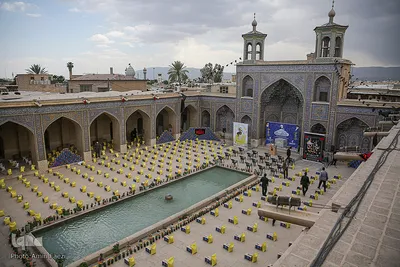 توزیع بسته معیشتی در مسجد نصیرالملک شیراز