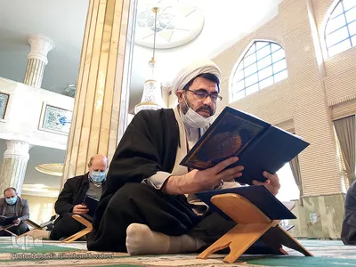 مراسم ختم قرآن به مناسبت ایام شهادت حضرت فاطمه(س) در اهر
