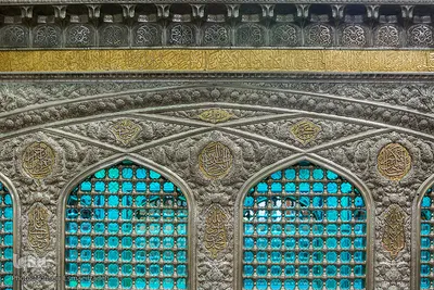شکوه چشم نواز روضه منوره رضوی
