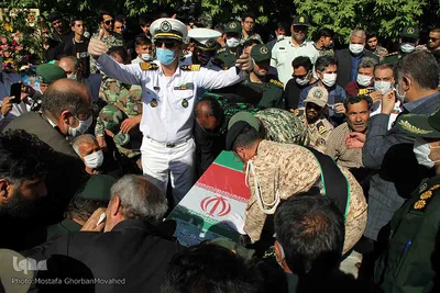 تشییع و خاکسپاری شهید «عادل قاسم‌زاده» در شهرستان اهر