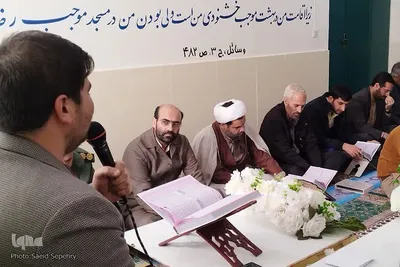 کرسی تلاوت قرآن کریم دانش آموزی در ملایر