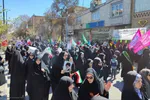 راهپیمایی روز جهانی قدس در همدان‎