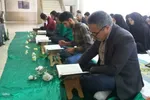 کرسی تلاوت قرآن به مناسبت هفتمین روزشهادت شهیدان خدمت در ملایر‎