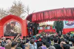 آیین استقبال از کاروان اهالی بهشت در دانشگاه‌های اصفهان و علوم پزشکی
