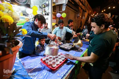 آذین‎بندی و جشن شب نیمه شعبان
